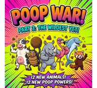 Poop War!: Part 3: The Wildest Yet! 12 New Animal Trading Cards, Gross Facts & Battle Game for Kids Ages 4-12