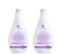 Pooph Aditivo para lavandería, 32 onzas, paquete de 2 (32 cargas) - Desmonta los olores sobre una base molecular, perros, gatos, ambientador, eliminador, orina, caca, orina, desodorante, naturaleza