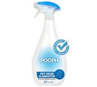 POOPH® - Spray eliminador de olores para mascotas, patentado sin fragancia, sin productos químicos agresivos, elimina olores orgánicos funciona en contacto con el hogar, automóvil, tapicería y más