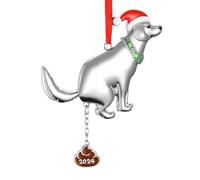 Poot Dog Metal Colgante - Hilarante Árbol Decoración Humor Gag Accesorio, Creative Pet Broma Prop | Ornamento Del Coche Retroceso Para Celebración De Invierno, Regalo Novela Los Aficionados Perros