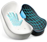 POOTACK Cojin Silla Oficina Almohada En Forma De U Cojín de Espuma Viscoelástica Almohada Antideslizante para Sentarse en Gaming Cojin Asiento Coche Funda Lavable