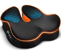 POOTACK Grip on Any Terrain Cojín de Espuma viscoelástica para Asiento: Almohadilla ergonómica Transpirable para Silla de Oficina con Funda extraíble y Lavable