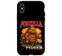 Poozilla Monster Toilet King - Meme de diarrea explosiva de Caca Carcasa para iPhone X/XS
