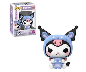 Pop! Animation: Kuromi as Baku Flocked #111 Sanrio Figura de vinilo edición limitada
