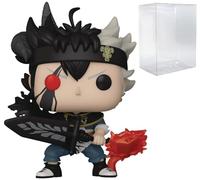Pop Anime: Black Clover - Figura de Vinilo de Asta Funko Negra (Incluye Funda Protectora de Caja Compatible), Multicolor, 3.75 Pulgadas