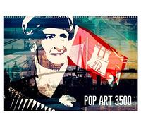 POP ART 3500 (Wandkalender 2026 DIN A2 quer), CALVENDO Monatskalender: Bildcollagen, Foto Design, Grafik Artist, Mischtechnik, Popart, Landscape