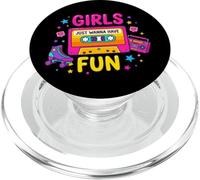 Pop Art 80s Elementos Musicales Que Las Chicas Solo Quieren divertirse PopSockets PopGrip para MagSafe