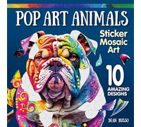 Pop-Art Animal Sticker Mosaic Art: 10 Amazing Designs