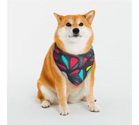 Pop Art - Bufanda triangular para mascotas, accesorio para mascotas, pañuelo lavable para mascotas, para niñas, niños, perros o gatos, talla S