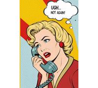 Pop Art Composition Notebook - Retro Comic Woman Design: Aesthetic Lined Journal for School, Notes, and Daily Writing