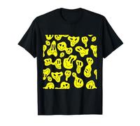 pop art derritiendo caras felices raver peculiar retro vintage años 90 Camiseta