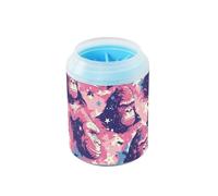 Pop Art Gorilla Stars - Limpiador de patas de mascotas reutilizable, cepillo de silicona suave, adecuado para perros pequeños, medianos y grandes