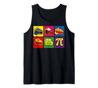 Pop Art Happy Pi Day 14 de Marzo Divertido Profesor de Arte matemático Camiseta sin Mangas