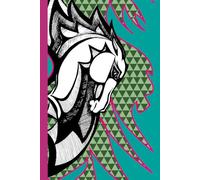 Pop Art Horse Lined Notebook | 6x9 Abstract Equestrian Journal with Geometric Design | Artistic Writing Notebook, Gift for Horse Lovers & Creatives: ... Modern Artistic Lined Notebook for Journaling