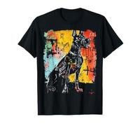Pop Art Style Dog 90s Graffiti para hombre Camiseta