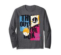 Pop Art Think Outside The Box Retro 60 Vintage Gráfico Cómic Manga Larga