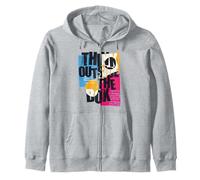 Pop Art Think Outside The Box Retro 60 Vintage Gráfico Cómic Sudadera con Capucha