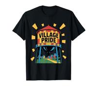 Pop Art Water Tower Colorful Village Design Camiseta