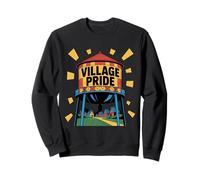 Pop Art Water Tower Colorful Village Design Sudadera