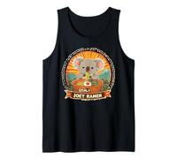 Pop Arte Japonés Monte Fuji Puesta De Sol Fideos Lindo Koala Joey Camiseta sin Mangas