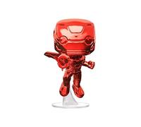 Exclusivo Marvel Avengers Rojo Cromo Iron Man 9.5cm Pop Vinyl Figura Funko 285