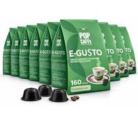 Pop Caffè - 160 cápsulas E-gusto, mezcla, 2 cremoso, compatibles con Nescafè Dolce Gusto