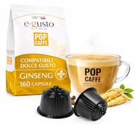 POP CAFFE' Nescafé Dolce Gusto compatible con 160 cápsulas Ginseng