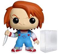 POP Child's Play 2 - Figura de vinilo de Chucky Funko Pop! (incluye funda protectora compatible con caja pop), multicolor, 3.75 pulgadas