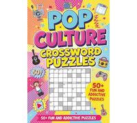 pop culture crossword puzzles 50+ Fun and Addictive Puzzles: A Brain-Boosting Collection of Trivia-Filled Crossword Puzzles Covering Movies, TV, ... - Perfect for All Pop Culture Fans