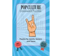 Pop Culture Crossword Puzzles: Pop Culture Crossword Puzzles with easy-to-read font featuring Movies, Music, Celebrities and more | 6x9 inches, 120 ... idea for holidays, vacations and relaxation