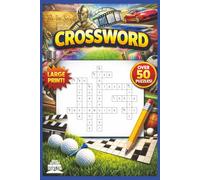 POP CULTURE CROSSWORD PUZZLES - ULTIMATE MIX EDITION: Crossword Puzzle book with easy to read Large Print for Seniors, Adults, and Teens - 6 x 9 ... 50 puzzles - Gift, travel, relaxation, games