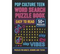 Pop Culture Teen Word Search Puzzle Book: Word Search puzzles with Easy to Read Print about TikTok Trends, Viral Challenges, Gen Z and more | Stay ... Gifts for Vacations, Holidays and Downtime