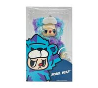Pop CUPPO - Rebel Bear Hairy Mon | Peluche Sorpresa en Vaso Coleccionable | Personaje con Textura de Pelo Largo | Accesorio de Diseño Urbano y Moderno | Figura con Detalles Bordados Suaves