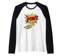 Pop de trompeta cómica Camiseta Manga Raglan