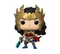Pop Death Metal Wonder Woman Vinyl Figure | Pop DC Heroes - Figura de acción exclusiva de 3.75 pulgadas - Death Metal Wonder Woman #385