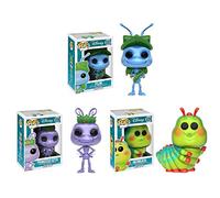 POP!: Disney - A Bug's Life Flik, Princess Atta, and Heimlich Vinyl Figures Set of 3 by