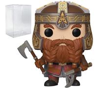 POP Figura de vinilo Gimli Funko, de El Señor de los Anillos (incluye funda protectora de caja POP compatible), multicolor, 3.75 pulgadas