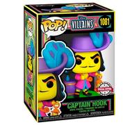 Pop Figura Disney Villains Hook Black Light Esclusiva Funko