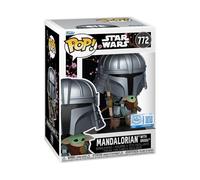 Pop Figura Star Wars Impressions Mandalorian Con Grogu Esclusiva Funko