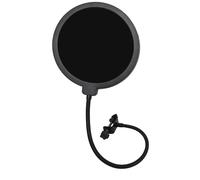 Pop Filter Professional 6 Pulgadas Filtro Pop para Micrófono Compatible con Yeti, Blue, Mxl, Snowball, Hyperx, Quadcast y Otros Micrófonos Filtro Antipop Doble Reducción de Ruido, Ajustable 360°