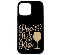 Pop Fizz Kiss Champagne Lover Nochevieja Carcasa para iPhone 13 Pro Max