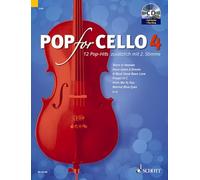 Pop for Cello: 12 Pop-Hits zusätzlich mit 2. Stimme. Vol. 4. 1-2 cellos.