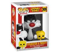 POP Funko Animation Looney Tunes Sylvester Cat & Tweety - Silvestre - Figura de Vinilo Coleccionable - Idea de Regalo- Mercancia Oficial - Juguetes para Niños y Adultos - TV Fans