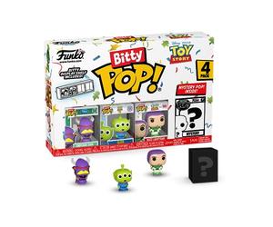 POP Funko Bitty 4 Pack: Disney Pixar Toy Story - Zurg,Alien & More | Merchandising Oficial de Cartoon/Animation - Mini Figuras de 2,2 cm con Expositor - Decoración de Tartas y Regalo de Fiesta