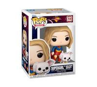 POP Funko Buddy: Supergirl with Puppy Krypto | Merchandising Oficial - Figura de Vinilo Coleccionable para Decoración - Regalo Friki de Cumpleaños