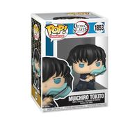 POP Funko Demon Slayer - Muichiro (Attack) - 1 in 6 Chance of Rare Chase | Merchandising Oficial de Anime - Figura de Vinilo Coleccionable para Decoración - Regalo Friki de Cumpleaños