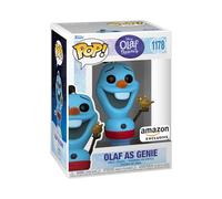 POP Funko Disney: Frozen - Olaf as Genie - Amazon Exclusive | Merchandising Oficial de Cartoon/Animation - Figura de Vinilo Coleccionable para Decoración - Regalo Friki de Cumpleaños