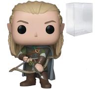 POP Funko El Señor de los Anillos - Figura de vinilo Legolas (incluye funda protectora de caja compatible), multicolor, 3.75 pulgadas