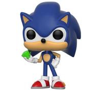 Pop funko games sonic the hedgehog sonic with emerald - figura de vini