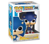 POP Funko Games Sonic The Hedgehog Sonic with Emerald - Figura de Vinilo Coleccionable - Idea de Regalo- Mercancia Oficial - Juguetes para Niños y Adultos - Video Games Fans